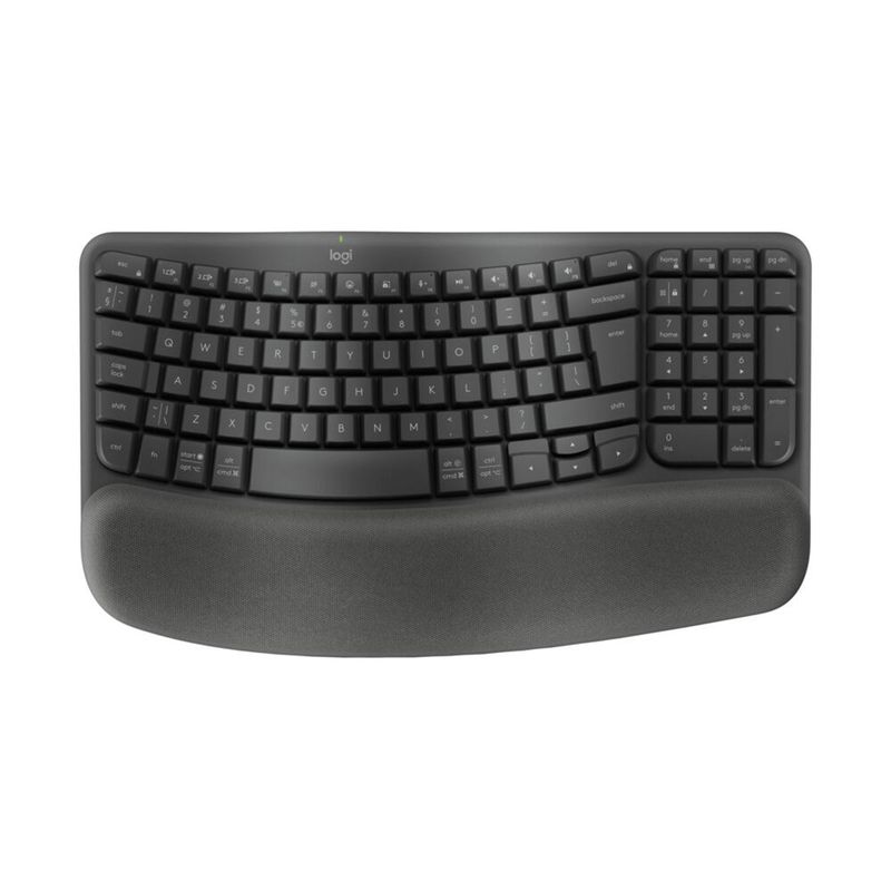 LOGITECH - Teclado Logitech Wave Keys Ergonómico Inalámbrico Bt / Bolt