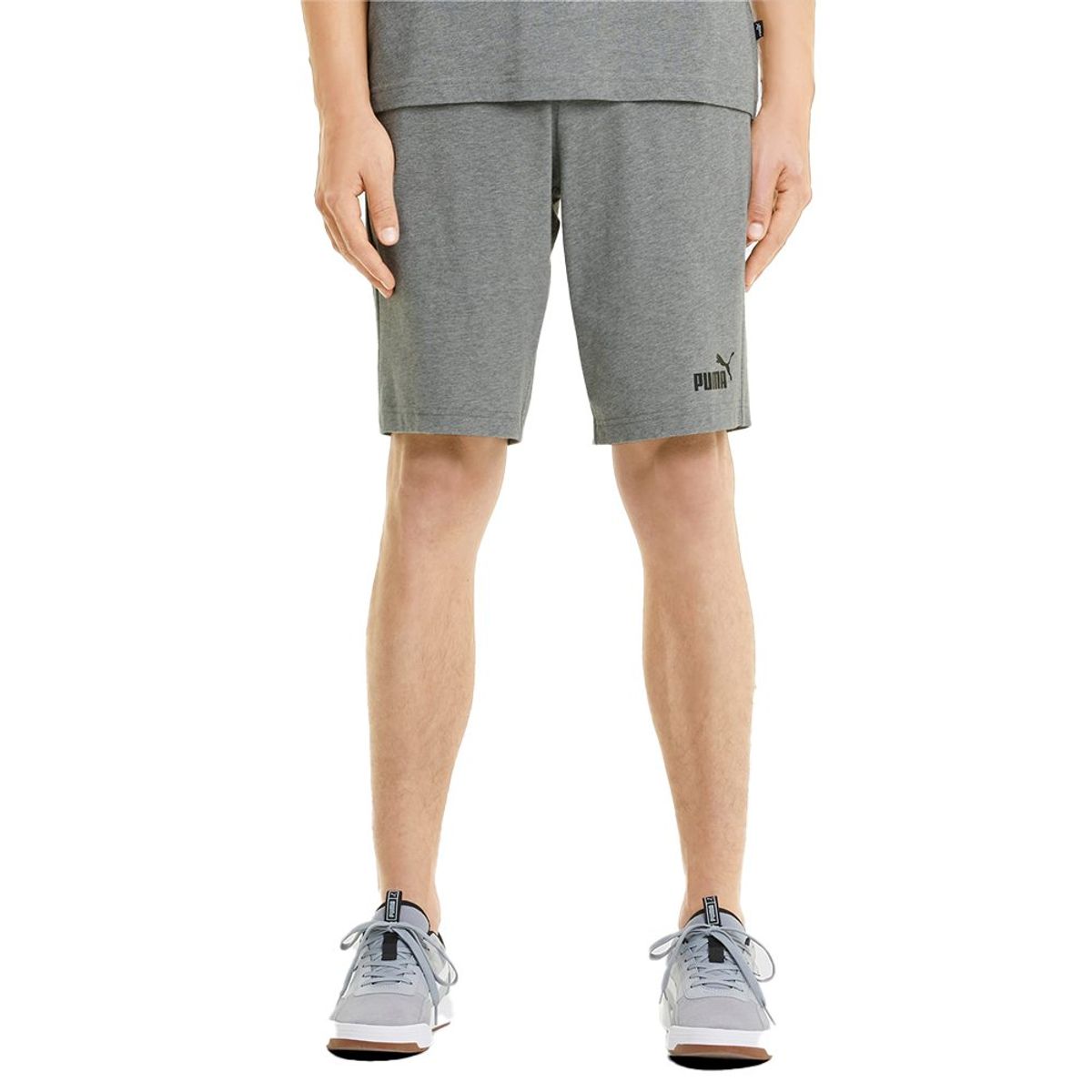 PUMA - Short Puma para Hombre Ess Jersey Shorts Gris