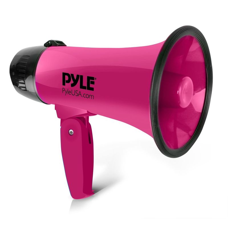 PYLE - Megáfono o Altavoz compacto y portátil rosa PYLE-PRO PMP24PK