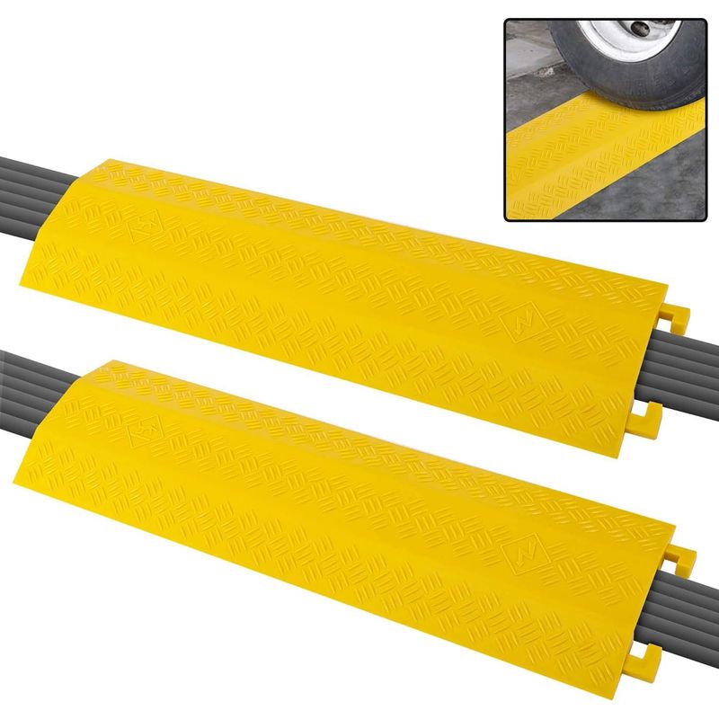 PYLE - Topes de Estacionamiento Cubre cables PYLE-PRO ‎PCBLCO22