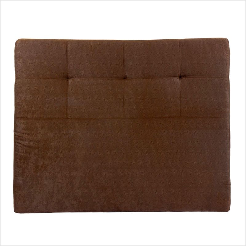 PRODESCANSO - [SENCILLO- E] Cabecero En Microfibra - 160 X 110 X 12 Entero - CAFE