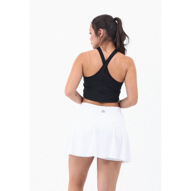 BELIFE - Top Deportivo Negro Cargaderas Cruzadas Para Mujer Belife