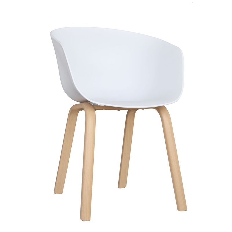 BONNO - Silla Diseño Volga Blanca Bonno