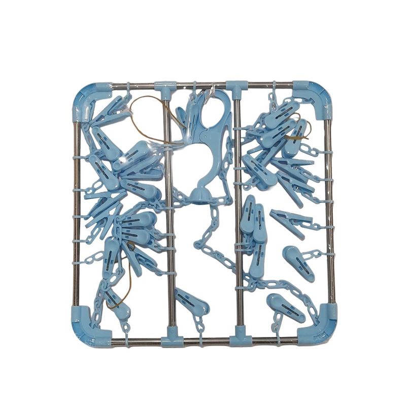 BEBETTO - Colgadores de Aluminio para Ropa de 28 Pinzas Ref. 8811
