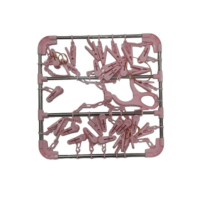 BEBETTO - Colgadores de Aluminio para Ropa de 28 Pinzas Ref. 8811