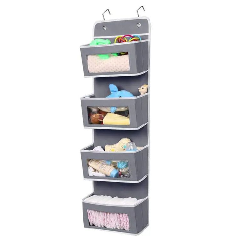 GENERICO - ORGANIZADOR COLGANTE CLOSET ARMARIO PUERTA GRIS