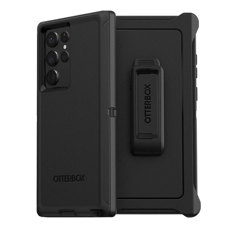 OTTERBOX - Estuche Otterbox Defender Para Samsung Galaxy S22 Ultra - Negro