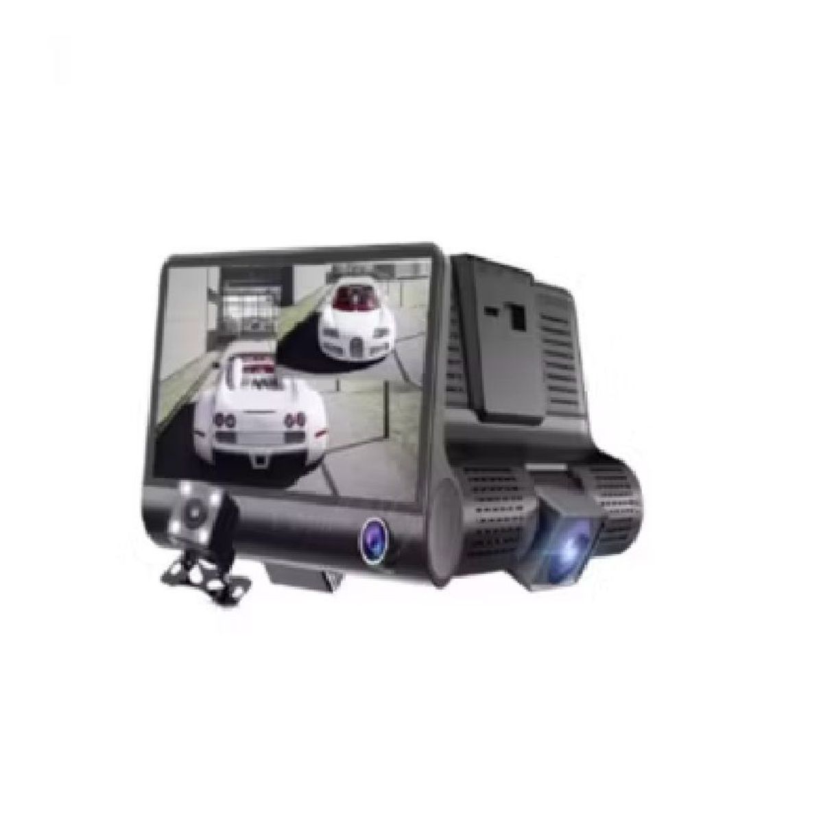 GENERICO - Cámara Para Carro Dvr 3 En 1 Cam Vehiculo Lentes 1080p Full