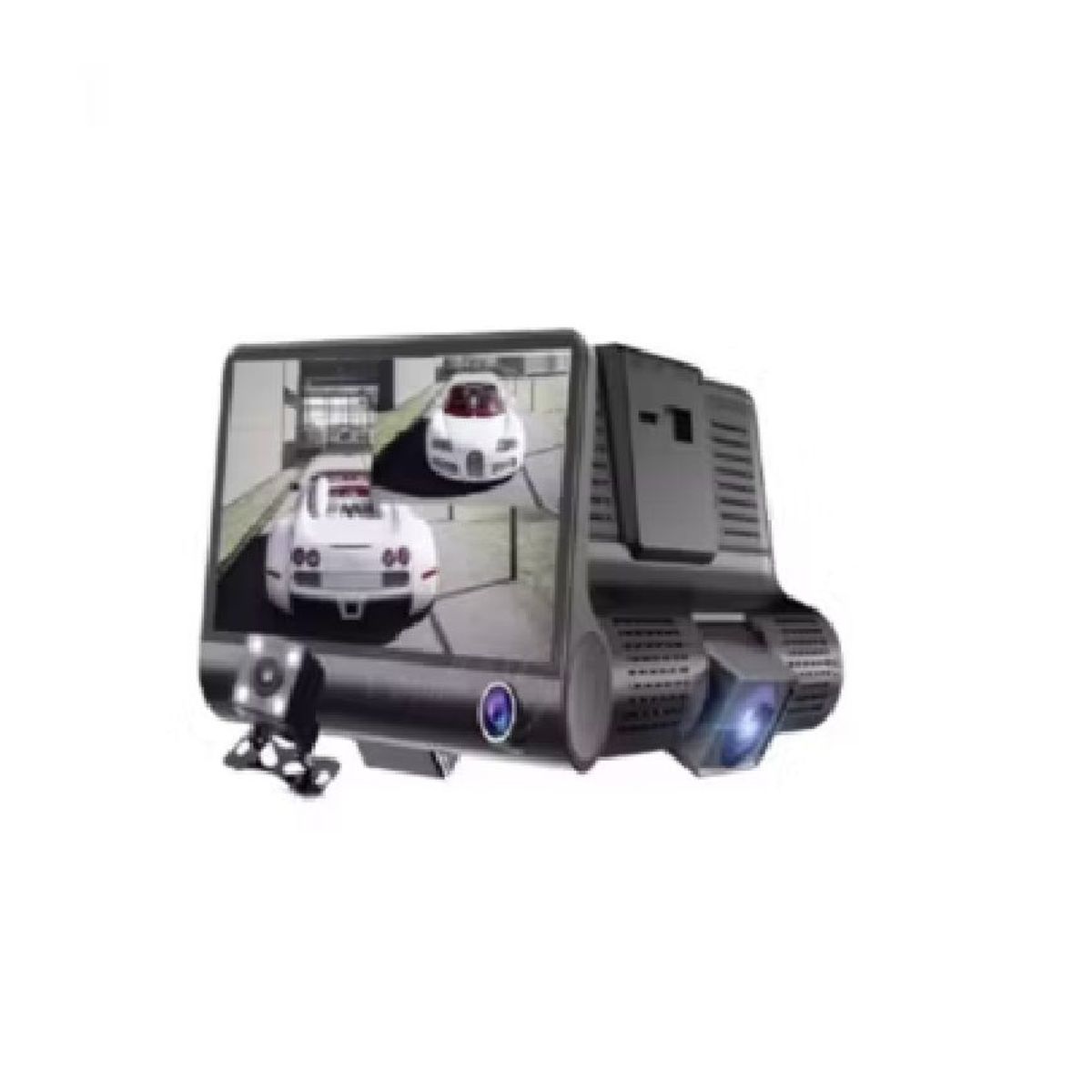 GENERICO - Cámara Para Carro Dvr 3 En 1 Cam Vehiculo Lentes 1080p Full