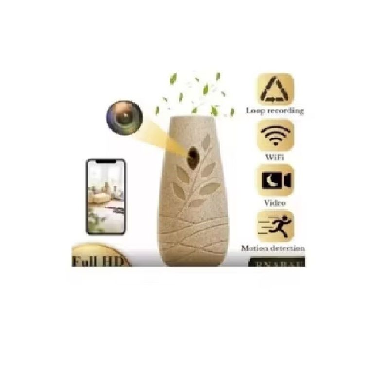 GENERICO - Cámara Espia Wi Fi Ambientador Ip Inalambrica Sensor Mov