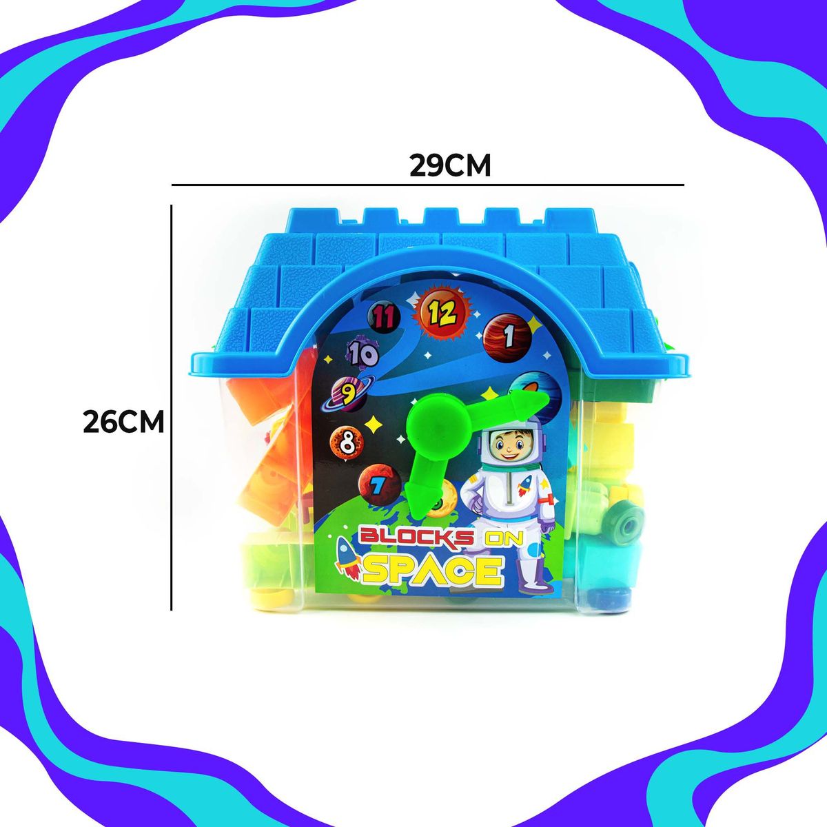 ENERGY PLUS - Casa Didáctica 60 Piezas Bloques para construir y aprender