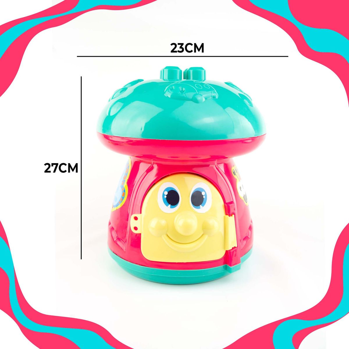 ENERGY PLUS - Juguete Hongo Didáctico 60 Piezas para Crear y Aprender