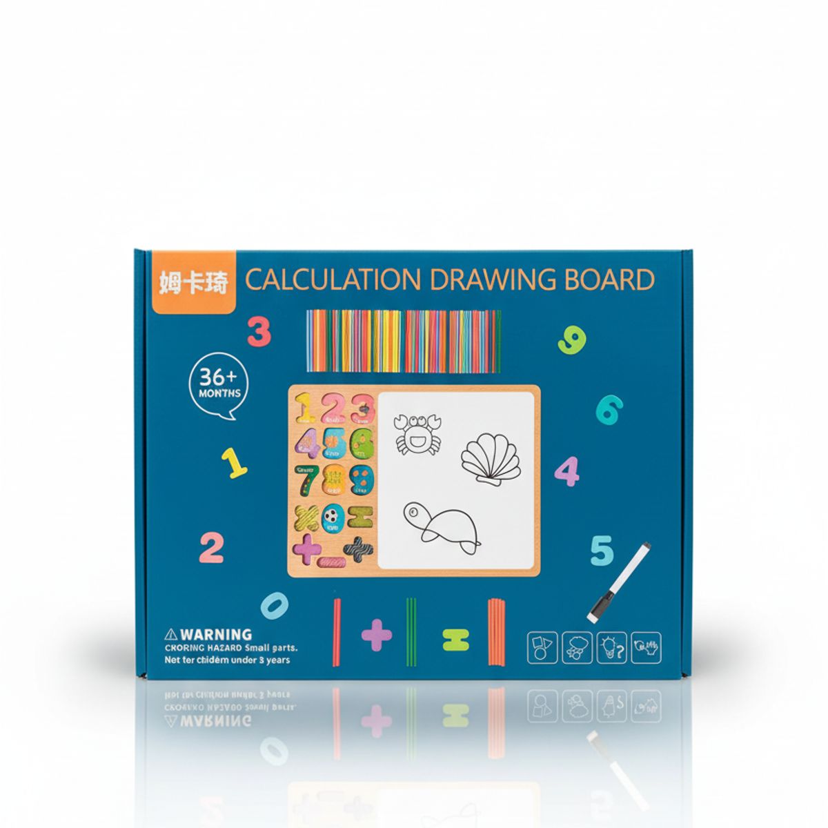 SWISSHOME DR HOFFMAN - JUEGO DIDACTICO PIZARRA ENCAJABLE JUEGO PARA NIÑOS +3 AÑOS