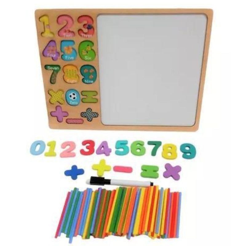 SWISSHOME DR HOFFMAN - JUEGO DIDACTICO PIZARRA ENCAJABLE JUEGO PARA NIÑOS +3 AÑOS