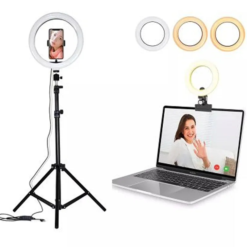 GENERICO - ARO DE LUZ PARA VIDEO Y FOTOGRAFIA TAMAÑO 26CM