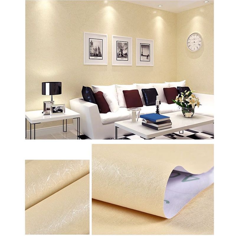 GENERICO - Papel Vinilo Adhesivo De 10 M X 45 Cm Dorado