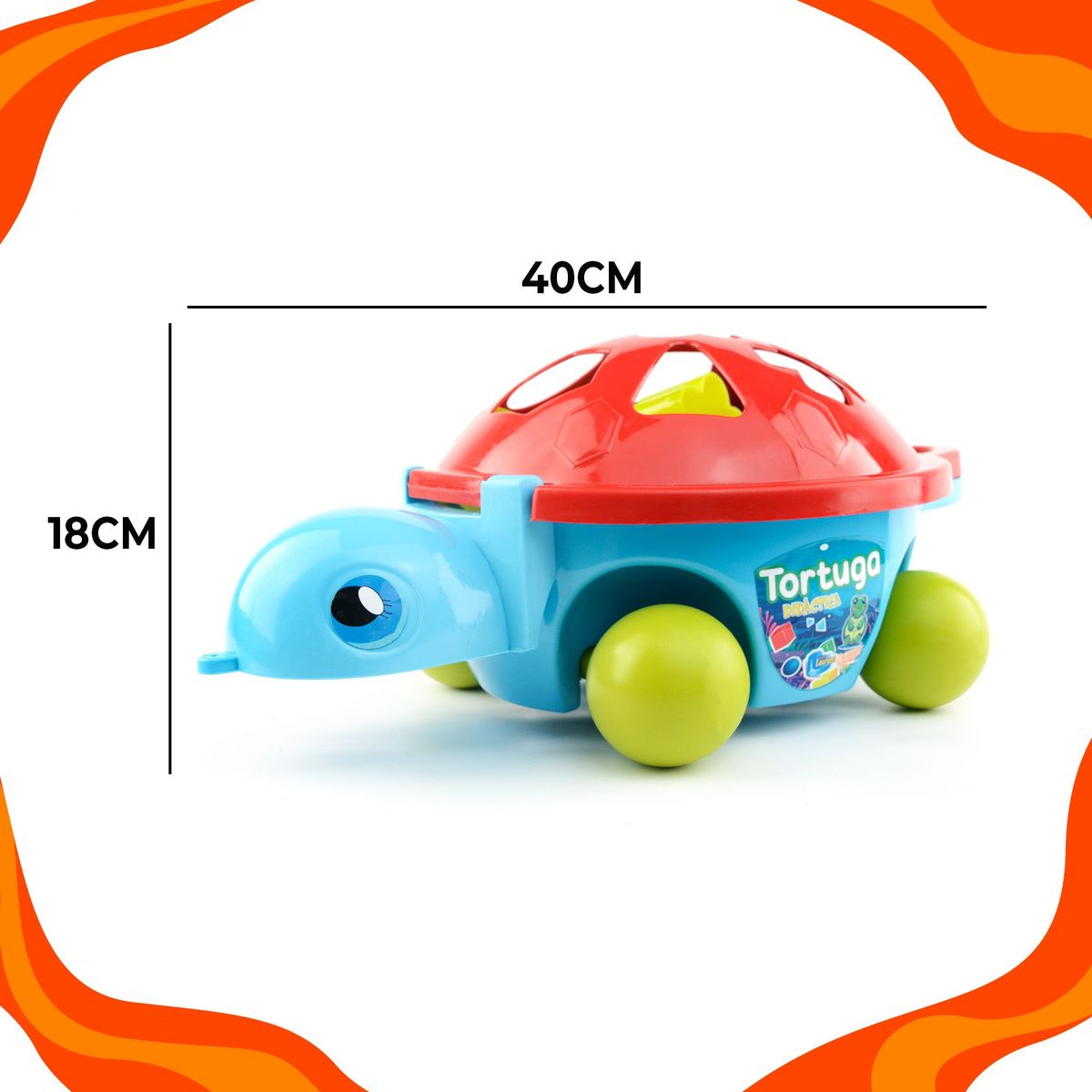 ENERGY PLUS - Tortuga Didáctica Bloques que Potencian la Mente 20 Pzas