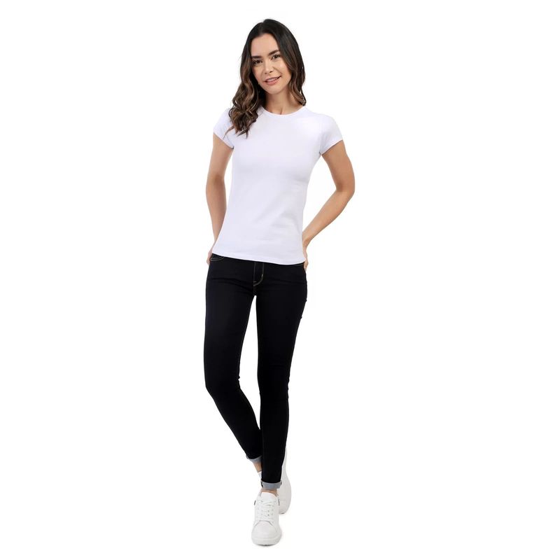 MANPOTSHERD - Camiseta Básica Dama Blanca Womanpotsherd_.