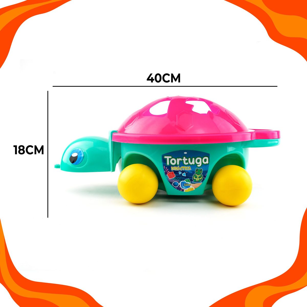 ENERGY PLUS - Tortuga Didáctica Bloques que Potencian la Mente 20 Pzas