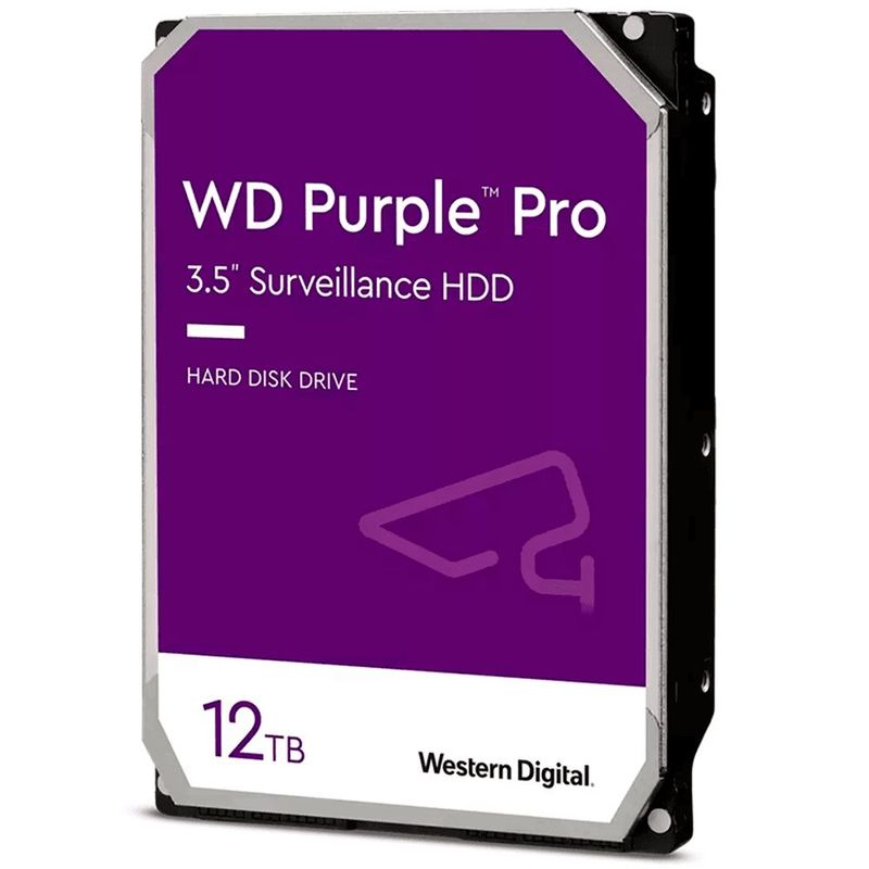 WESTERN DIGITAL - Disco Duro PC Western Digital 12TB Purple Pro DVR