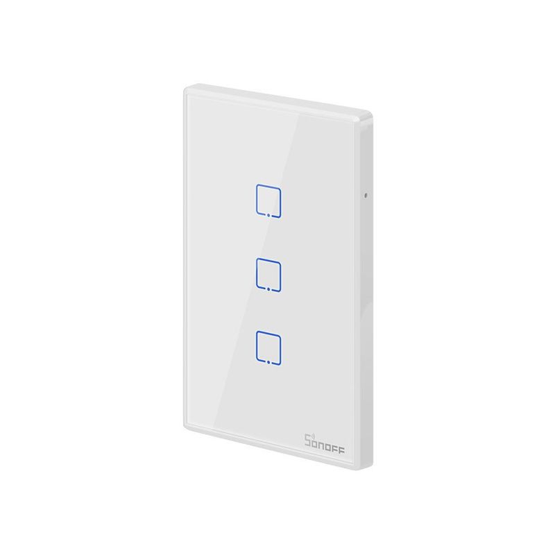 SONOFF - Interruptor Smart Wifi Sonoff 3 Botones Compatible Google - Alexa