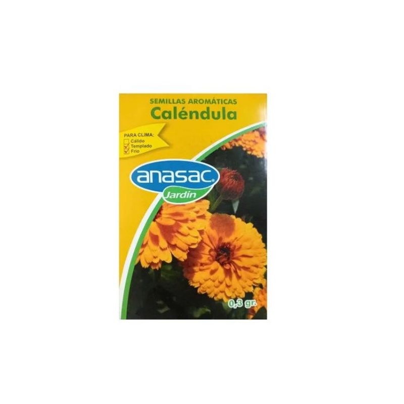 ANASAC - Semillas Caléndula Anasac 0.3 G