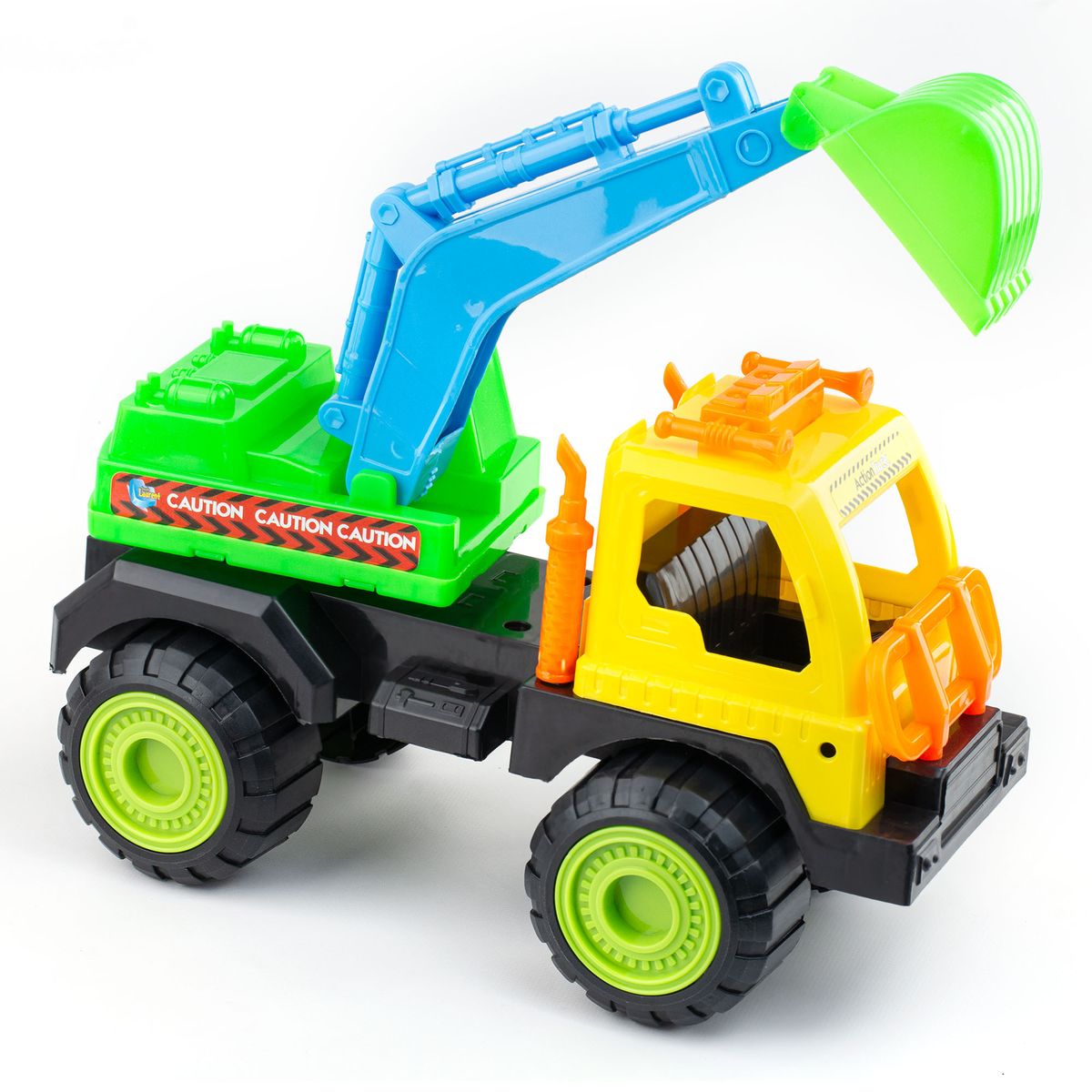 ENERGY PLUS - Volqueta con Grua Juguete niños para Construir y Explorar