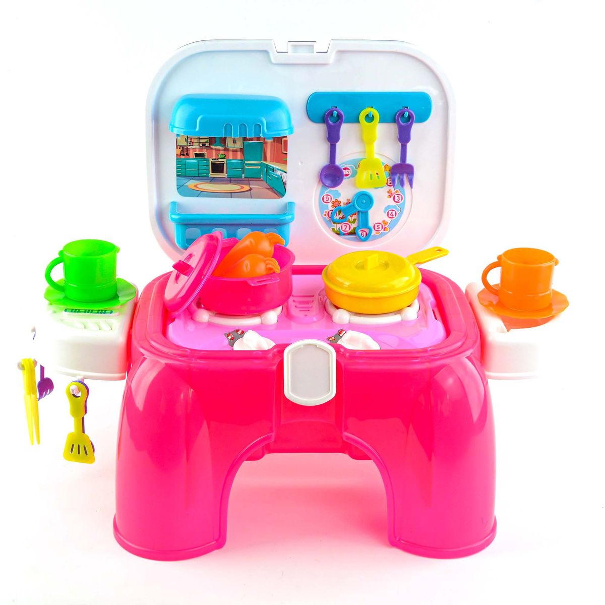 ENERGY PLUS - Cocina de Juguete 24 Piezas Aventura Culinaria Infantil