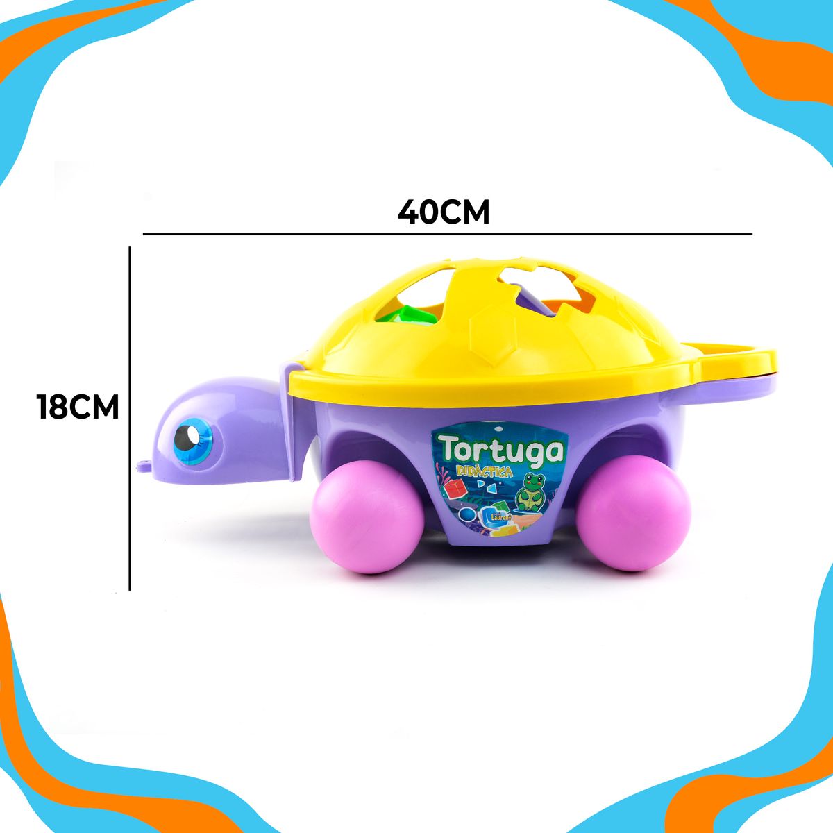 ENERGY PLUS - Tortuga Didáctica Bloques que Potencian la Mente 20 Pzas