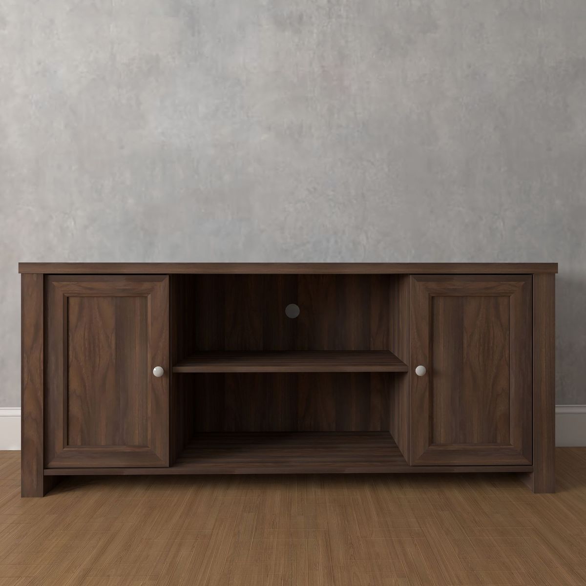 BERTOLINI - Mueble para tv de hasta 65 en MDP 150cm Classic Marrón