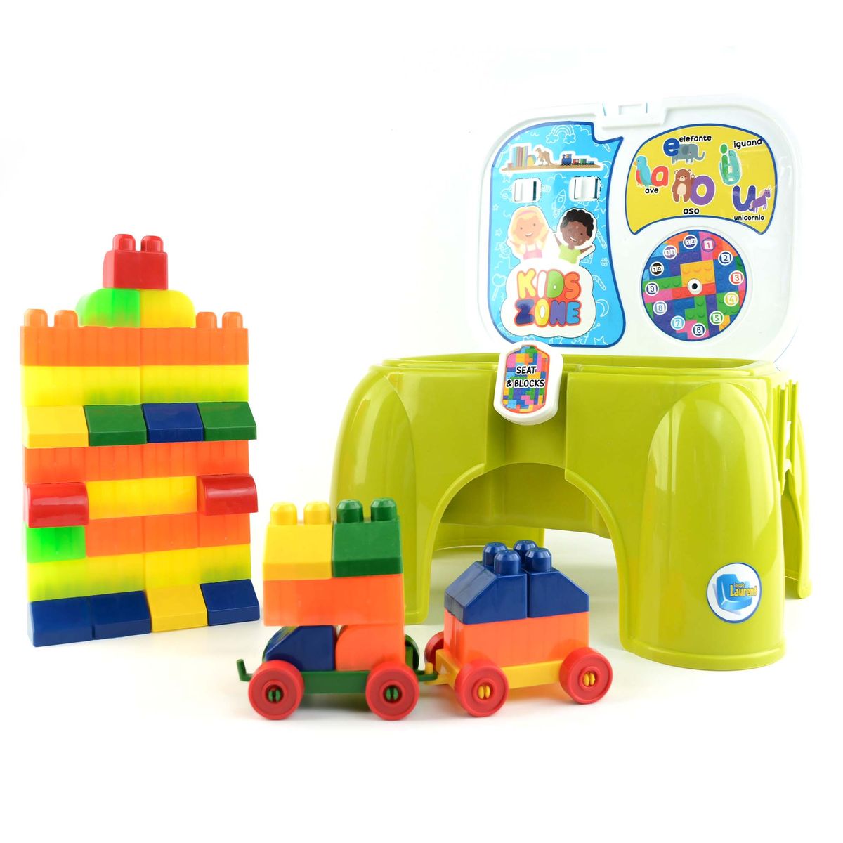 ENERGY PLUS - Silla Didáctica con 60 bloques Aprendizaje Creativo jugando