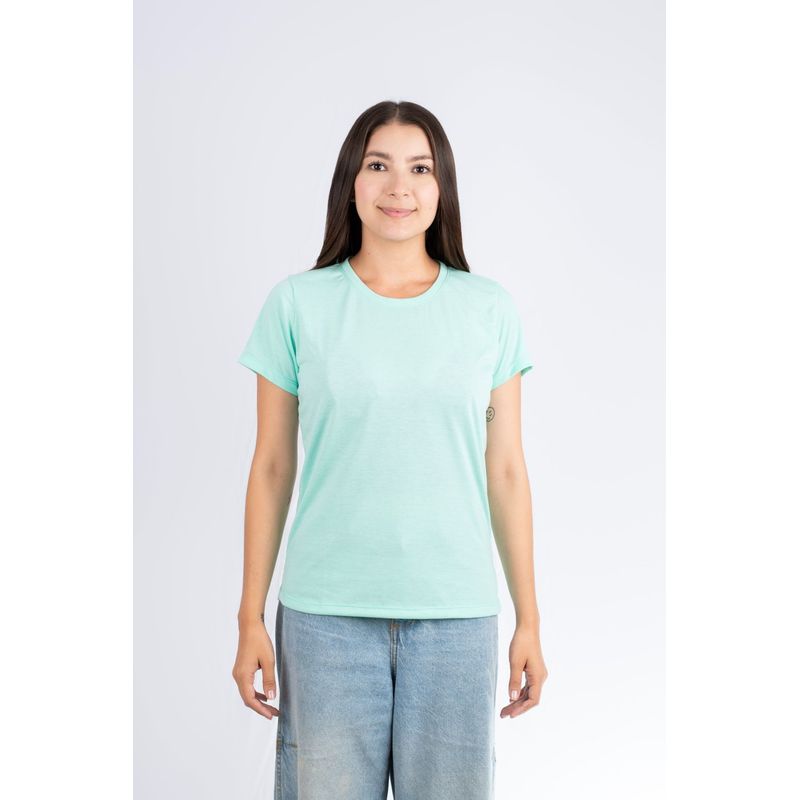 MANPOTSHERD - Camiseta Básica Dama Menta Womanpotsherd_.