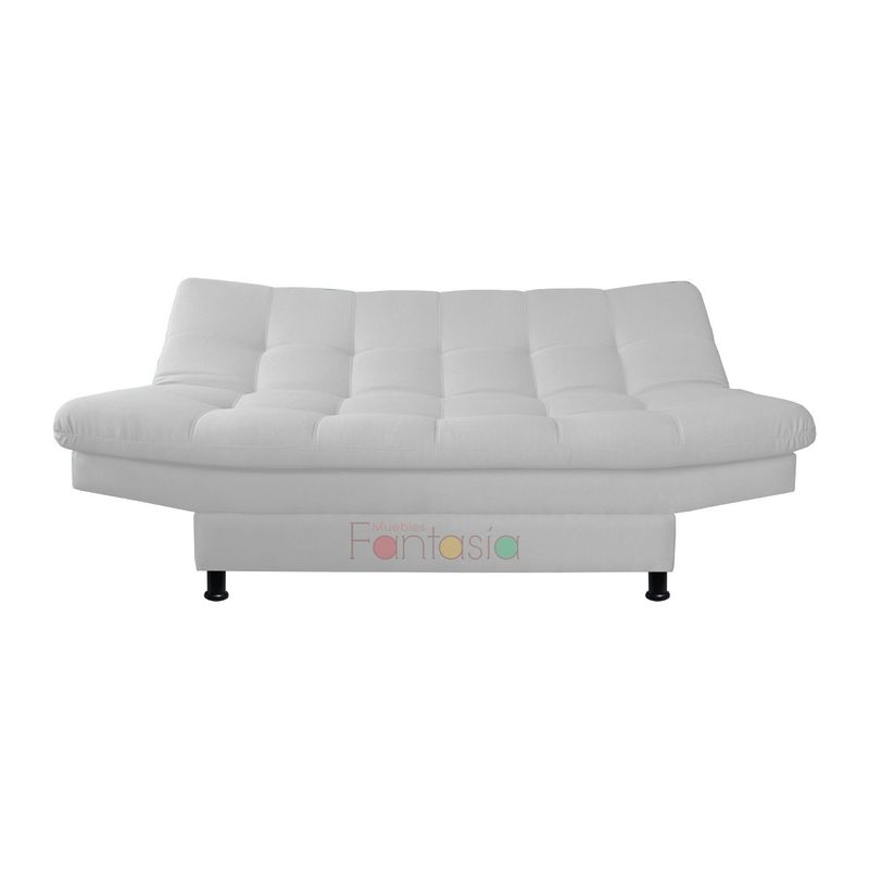 MUEBLES FANTASIA - Sofa Cama Click TELA BLANCO Muebles Fantasía