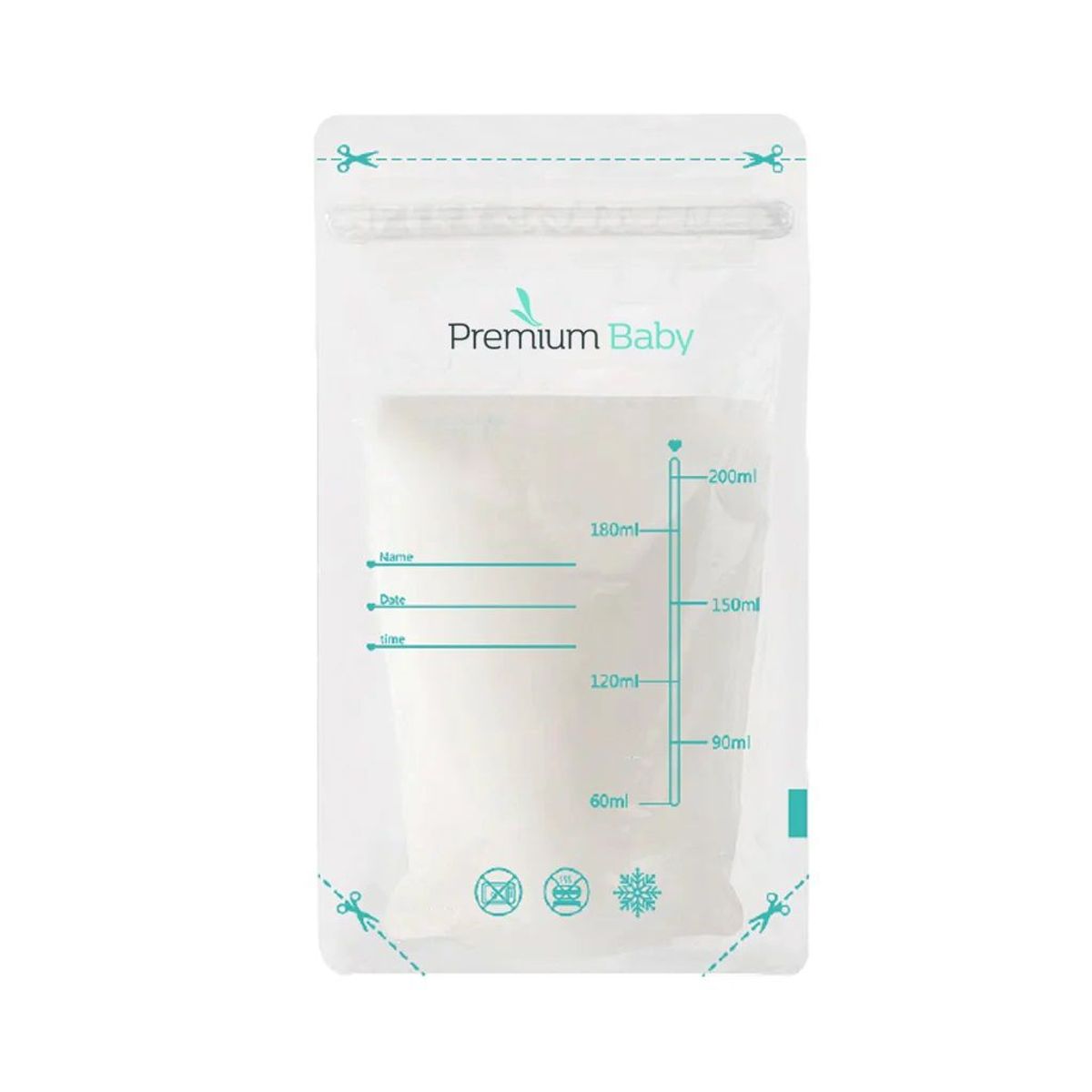 PREMIUM BABY - Bolsas Almacenamiento Leche Materna Premium Baby 50 Unid