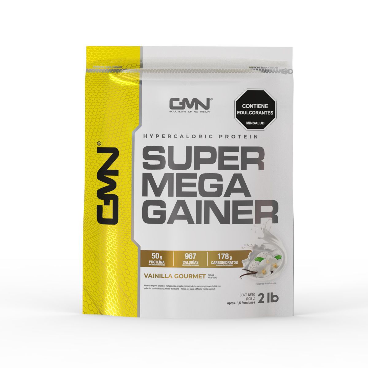 GMN - Super Mega Gainer x2 lbs - Proteína Hipercalorica