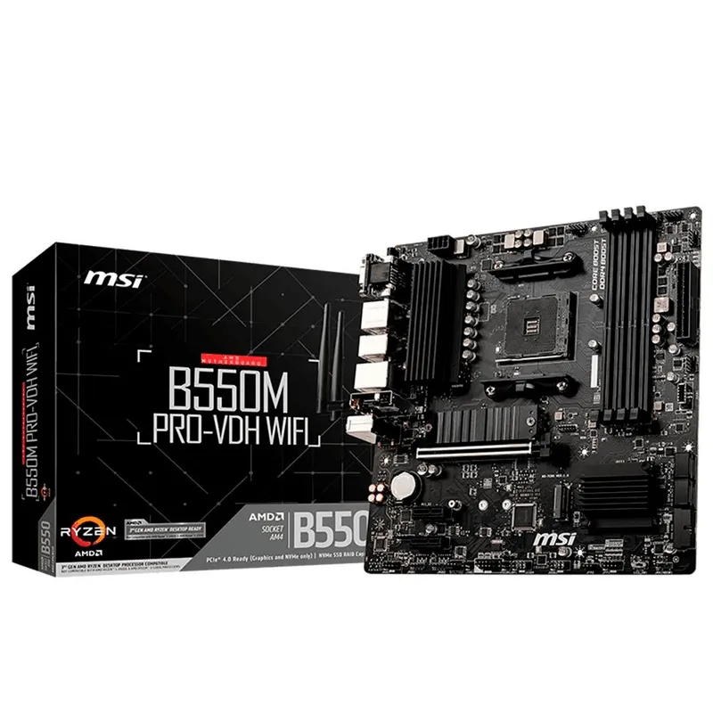 MSI - Board MSI B550M PRO - VDH WiFi Socket AM4