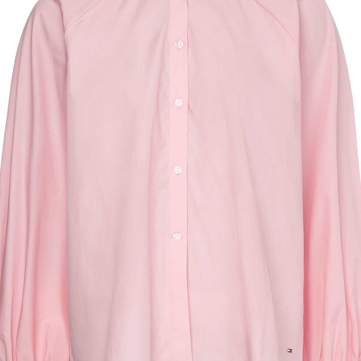 TOMMY HILFIGER - Camisa Con Mangas Raglán Y Corte Amplio Tommy Hilfiger Mujer Rosa Tommy Hilfiger