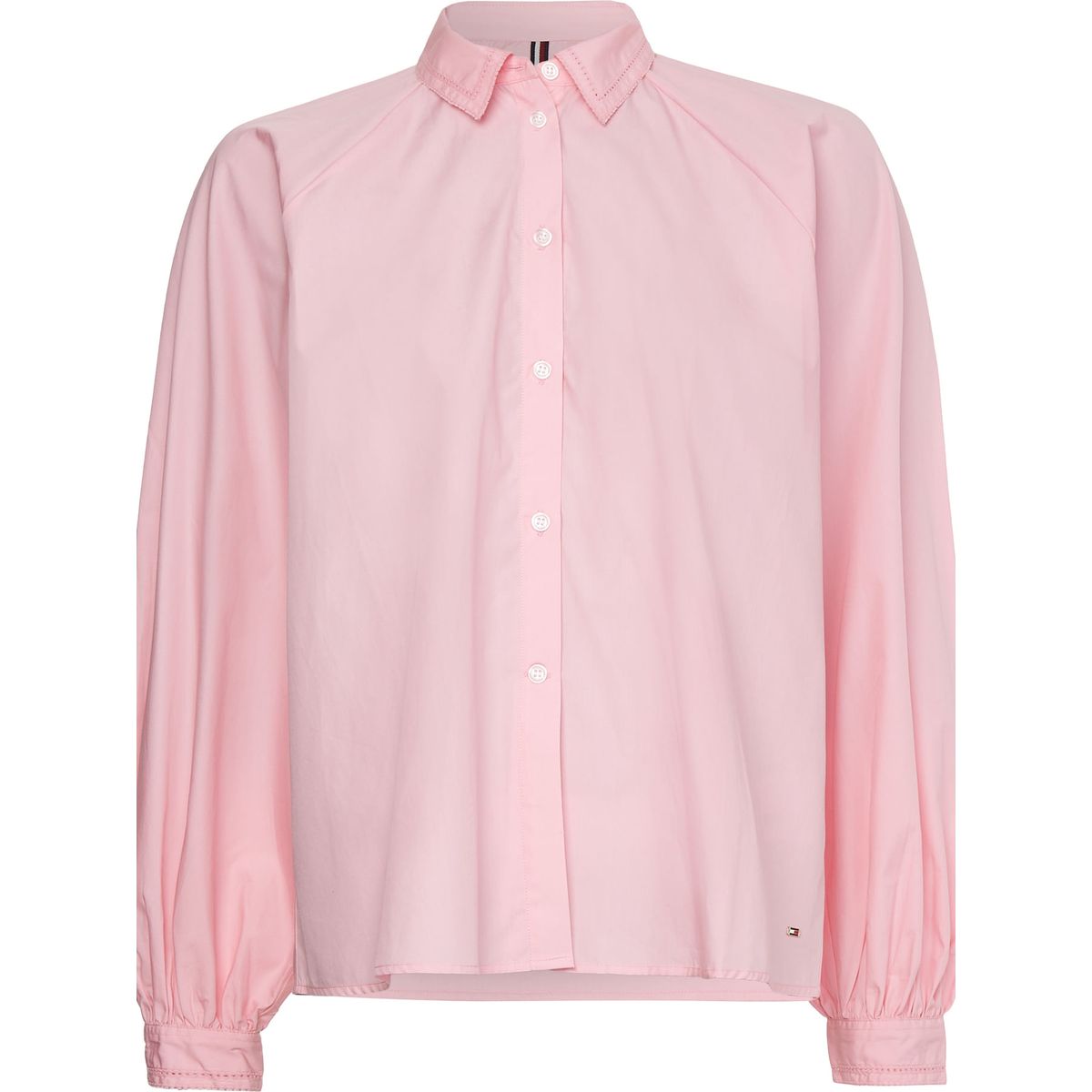 TOMMY HILFIGER - Camisa Con Mangas Raglán Y Corte Amplio Tommy Hilfiger Mujer Rosa Tommy Hilfiger