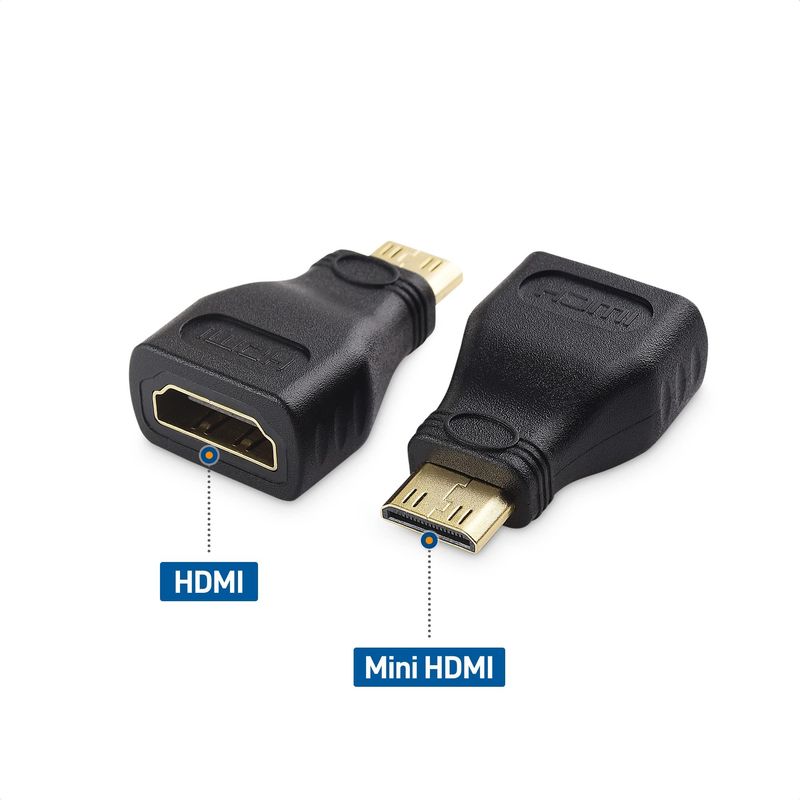 OEM - Adaptador Hdmi Mini Hdmi Macho A Hdmi Hembra