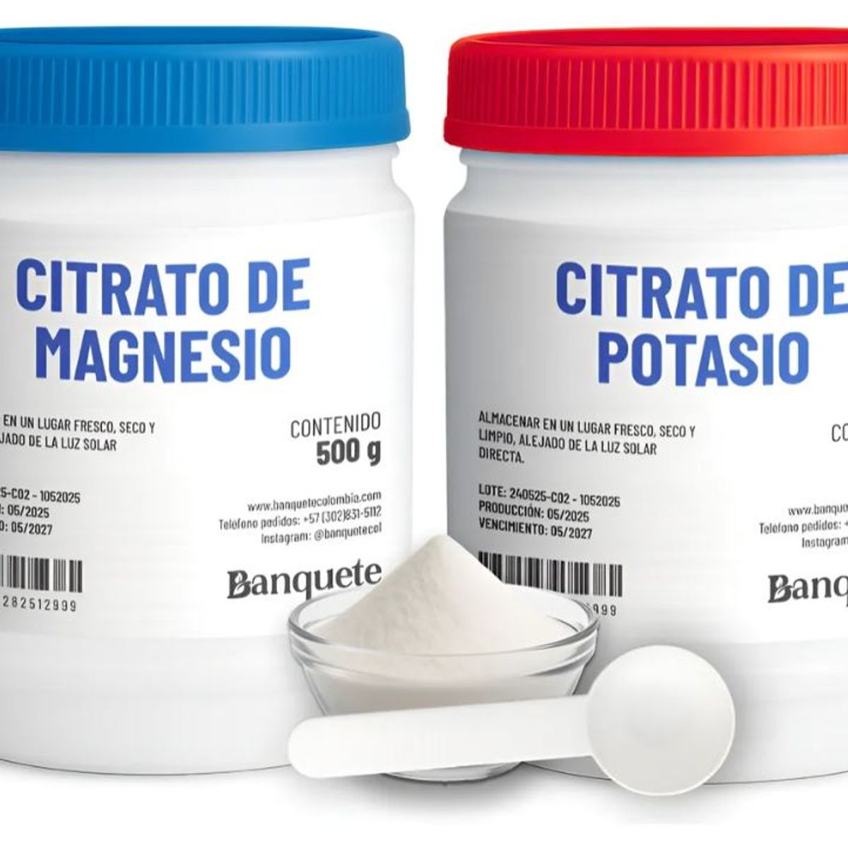 GENERICO - Citrato de Magnesio y Potasio 500gr CU-