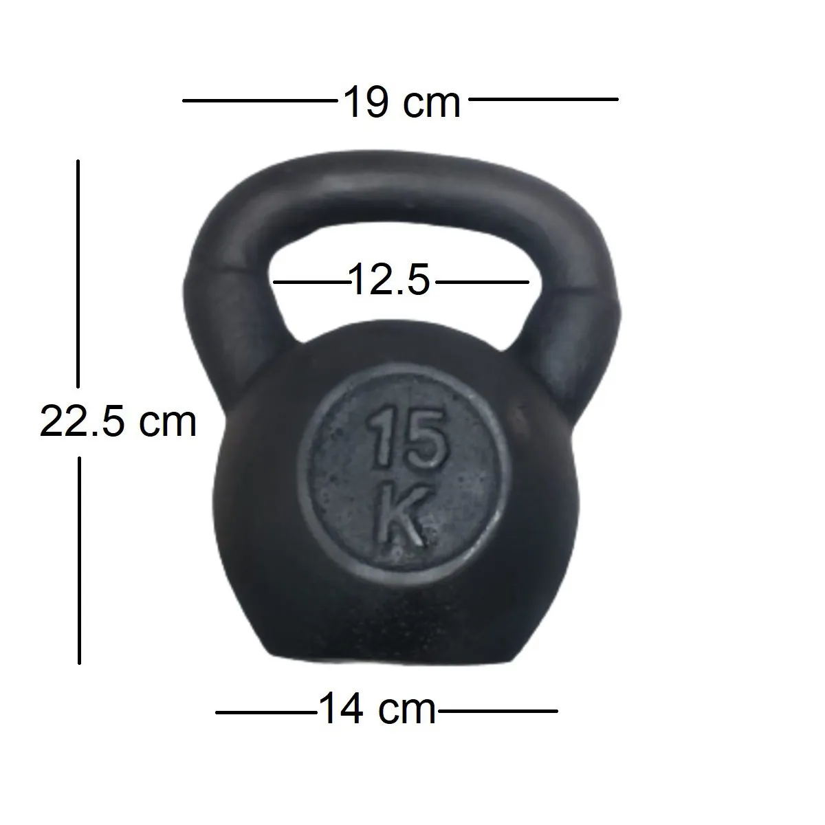 GENERICO - Pesa Rusa mancuerna 15 Kg gym ejercicio