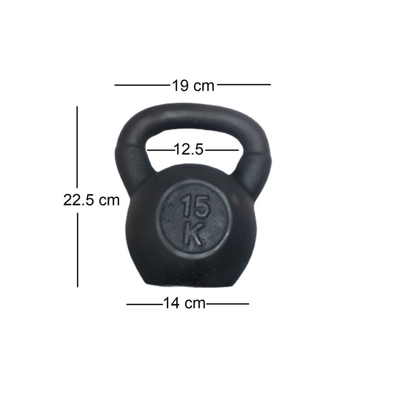 GENERICO - Pesa Rusa mancuerna 15 Kg gym ejercicio