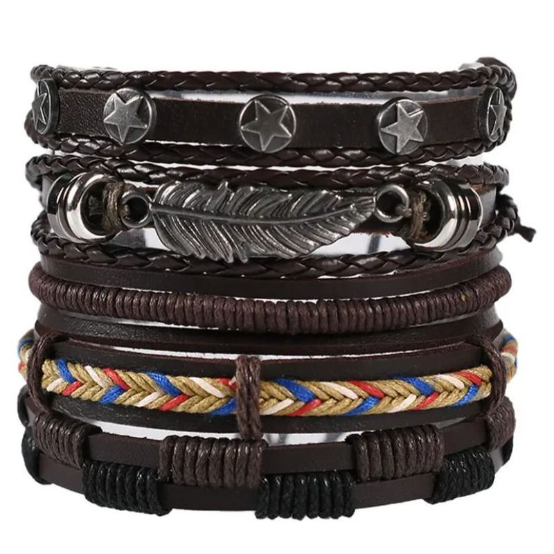 PULSO TIEMPO DE HOMBRES - Pulsera Pluma Ref 7033-23 Café
