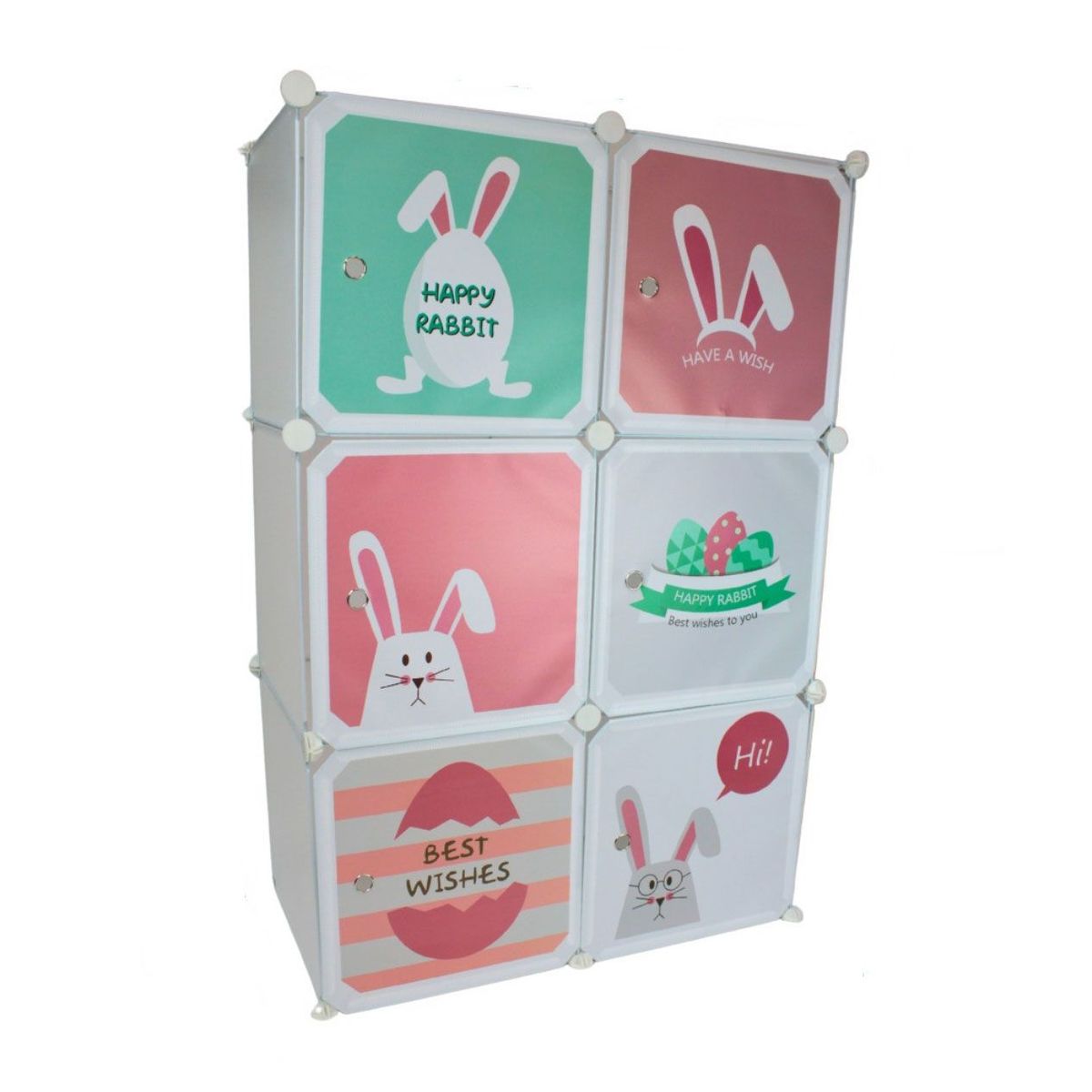 GENERICO - Armario Organizador Ropa Y Juguetes Modulos Closet Portatil Niño