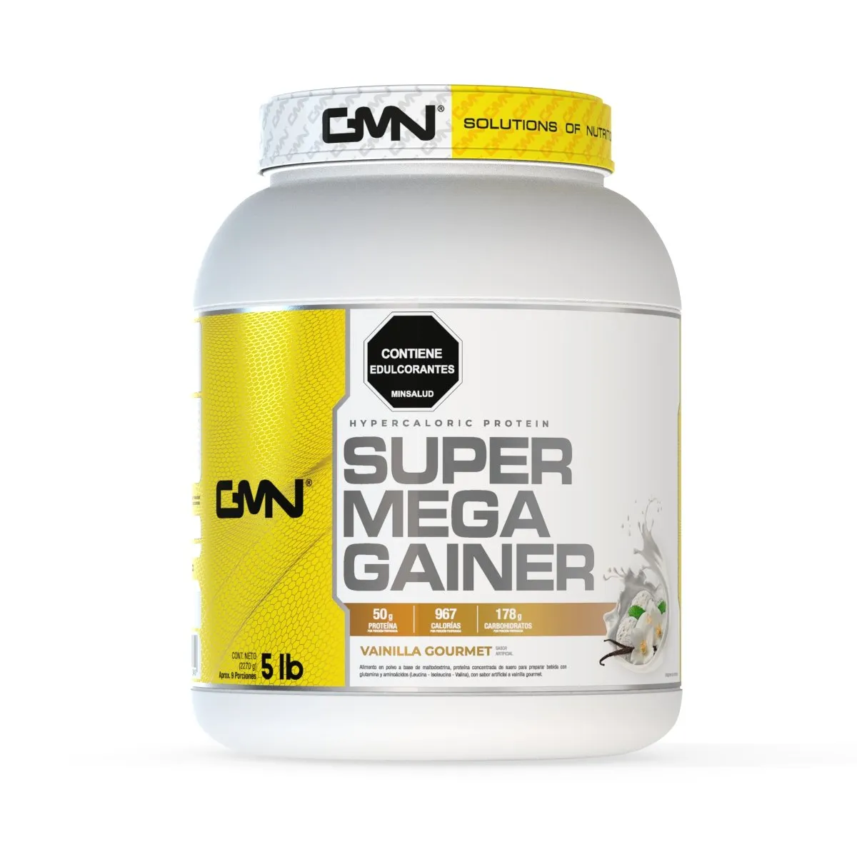 GMN - Super Mega Gainer x5 lbs - Proteína Hipercalorica