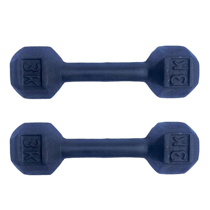 GENERICO - PAR MANCUERNAS 3 KG (TOTAL 6 KG)