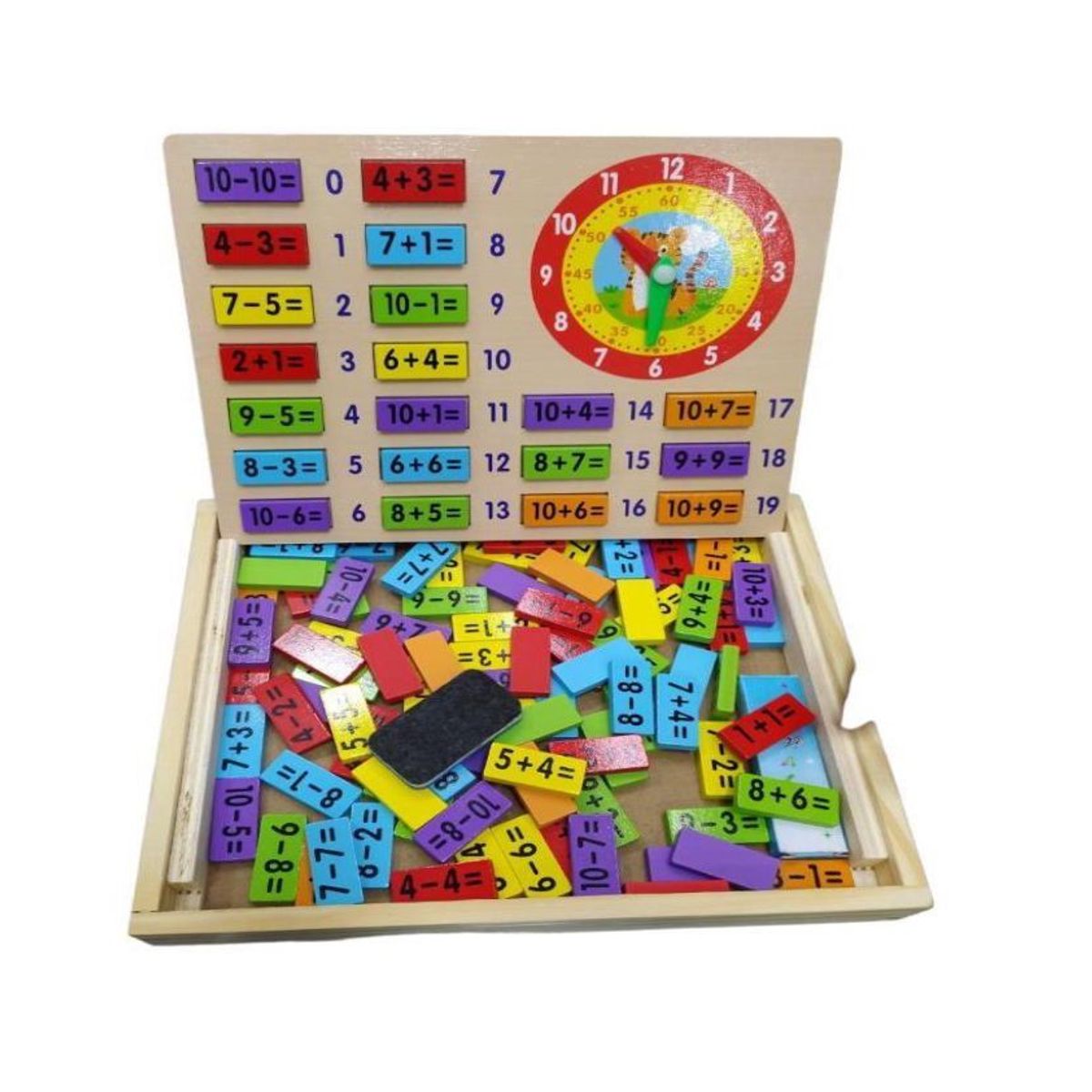 SWISSHOME DR HOFFMAN - TABLERO MATEMATICO Y TABLERO DE TIZA APTO PARA NIÑOS +3 AÑOS