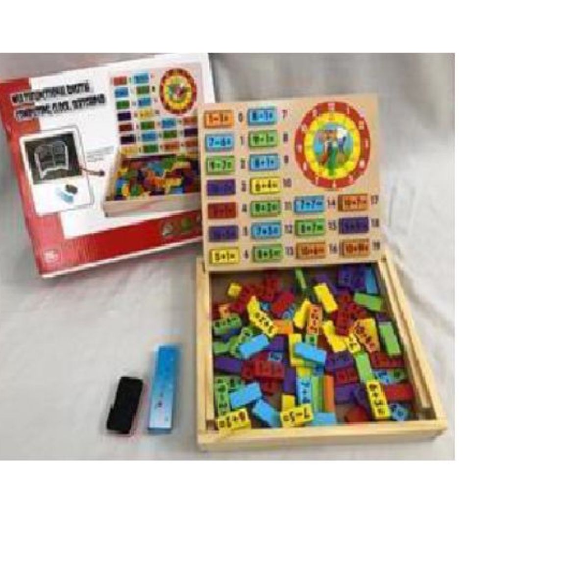 SWISSHOME DR HOFFMAN - TABLERO MATEMATICO Y TABLERO DE TIZA APTO PARA NIÑOS +3 AÑOS