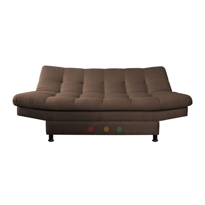 MUEBLES FANTASIA - Sofa Cama Click TELA CHOCOLATE Muebles Fantasía