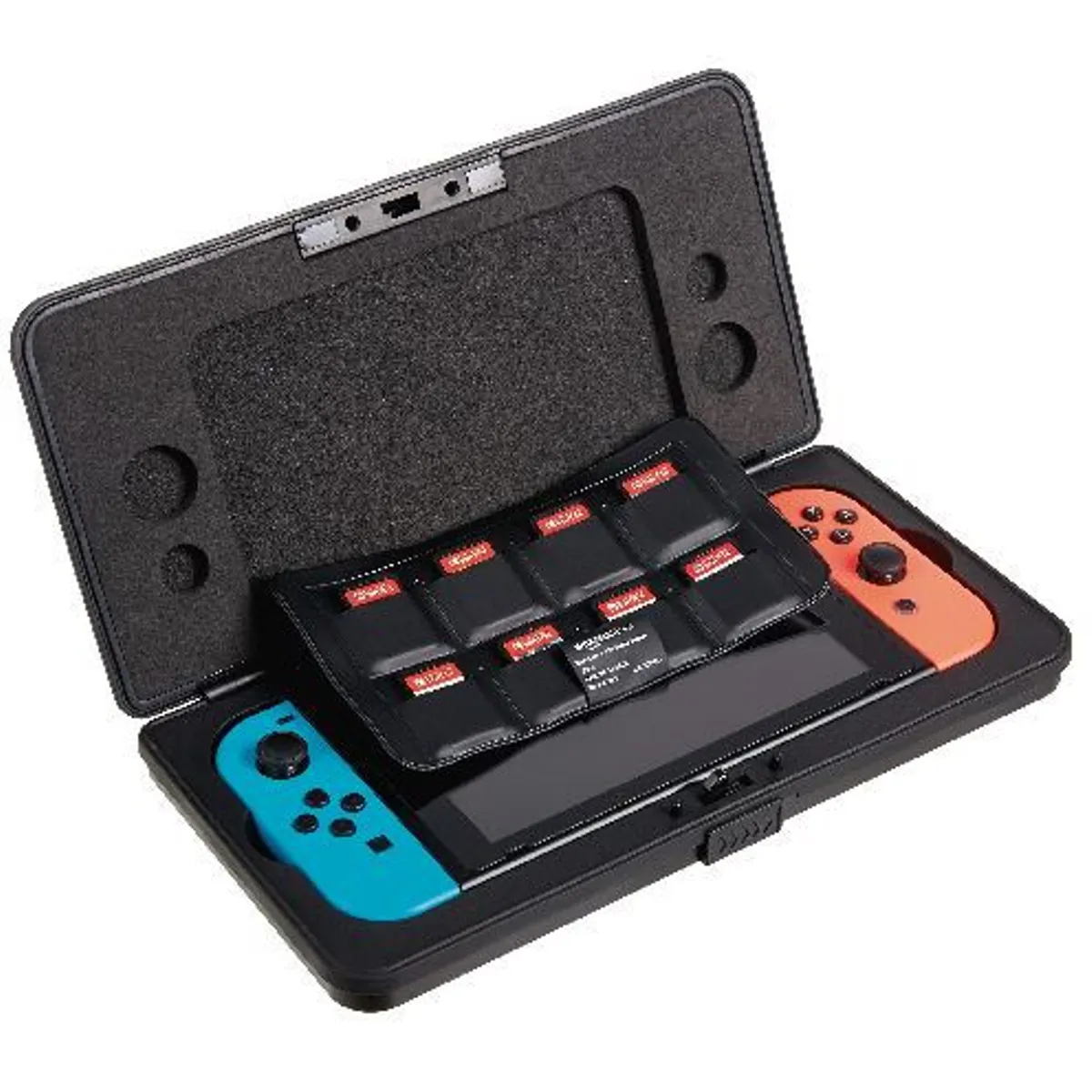 AMAZON - Estuche abovedado negro amazon - nintendo switch